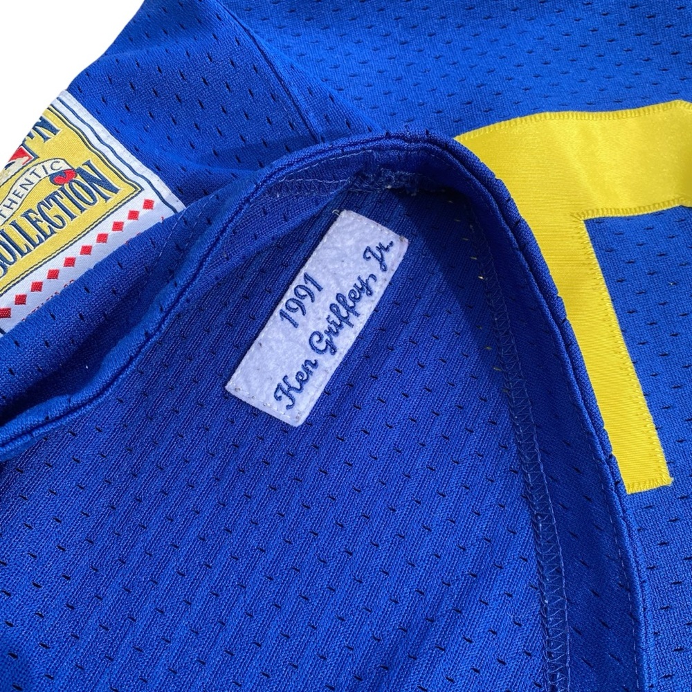 Mitchell Ness Seattle Mariners Jersey Griffey 24 S Cooperstown Collection Retro - Picture 7 of 8